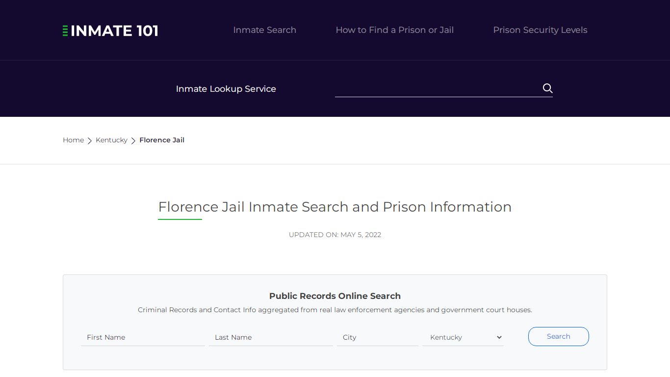 Florence Jail Inmate Search, Visitation, Phone no ...